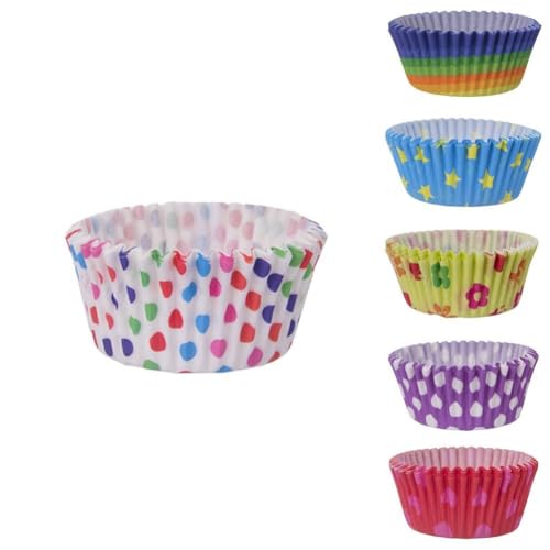 Muffinförmchen Backförmchen Papierkapseln für Muffins und Cupcakes 4 cm 200 Stück von orion group