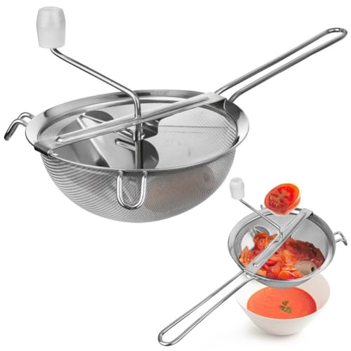 Passiermühle Passiergerät für Gemüse Obst Passe-vite aus Edelstahl von orion group