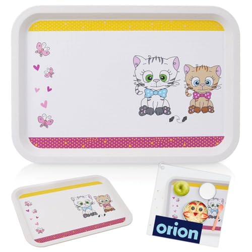 Serviertablett Servierplatte Platzdeckchen für Kinder Katze 30,5x21 cm von orion group