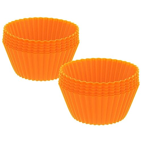 Silikonbackförmchen Förmchen für Cupcakes Muffins 12 Stk. 5,5 cm von orion group