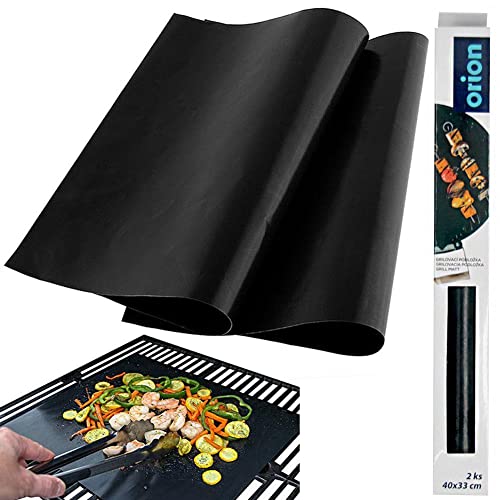 orion group Grillmatte Grillnetz Matte aus Teflon Teflon-Matte Antihaft Grillunterlage mit Antihaftbeschichtung zum Grillen Backen im Ofen wiederverwendbar feinmaschig 2er Set, 40x33 cm orion group Grillmatte Grillnetz Matte aus Teflon Teflon-Matte Antihaft Grillunterlage mit Antihaftbeschichtung zum Grillen Backen im Ofen wiederverwendbar feinmaschig 2er Set, 40x33 cm von orion group