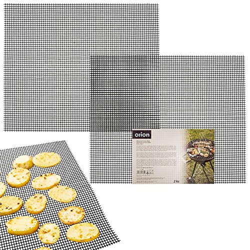 orion group Grillmatte Grillnetz Matte aus Teflon Teflon-Matte Grillunterlage mit Antihaftbeschichtung zum Grillen Backen im Ofen wiederverwendbar feinmaschig 2er Set, 40x33 cm orion group Grillmatte Grillnetz Matte aus Teflon Teflon-Matte Grillunterlage mit Antihaftbeschichtung zum Grillen Backen im Ofen wiederverwendbar feinmaschig 2er Set, 40x33 cm von orion group