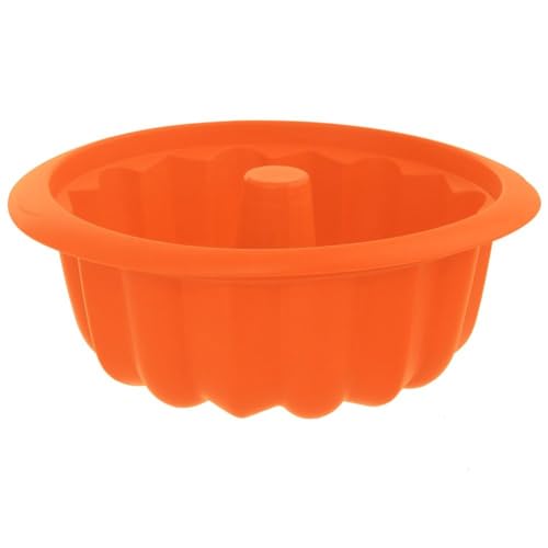 orion group Gugelhupfform aus Silikon Kuchenform Napfkuchenform mit Kamin SILLINIE 26 cm von orion group