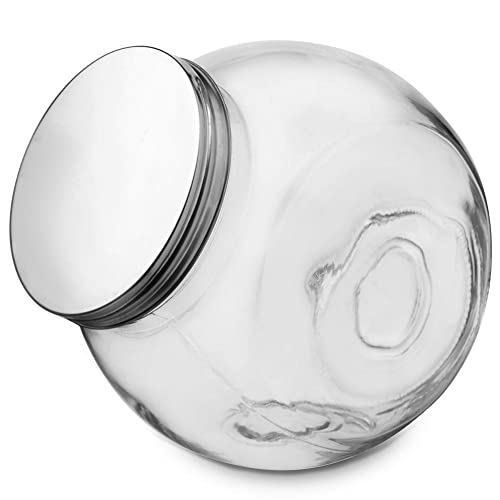 orion group Küchenbehälter Glasbehälter Lebensmittelbehälter Vorratsdose aus Glas mit Schraubdeckel für lose Produkte Süßigkeiten Kaffee 3l von orion group