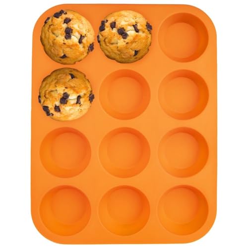 orion group Silikonform Muffinform Backform für Cupcakes Muffins 32,5x25 cm von orion group