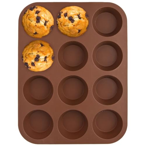 orion group Silikonform Muffinform Backform für Cupcakes Muffins 32,5x25 cm von orion group