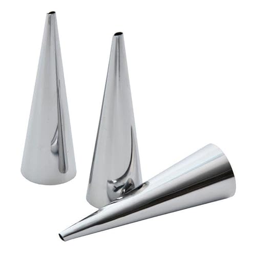 orion group Spritztüllen Schillerlockenformen Hörnchen-Backformen Röhrchen Cremerollen Sahnerollen 3 St. von orion group