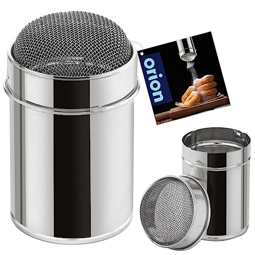 orion group Streudose Pulverschüttler Pulverstreuer Pulverdose Streuer für Puderzucker Zimt Schokolade Puderzuckerstreuer Schokoladenstreuer mit Sieb 180 ml orion group Streudose Pulverschüttler Pulverstreuer Pulverdose Streuer für Puderzucker Zimt Schokolade Puderzuckerstreuer Schokoladenstreuer mit Sieb 180 ml von orion group
