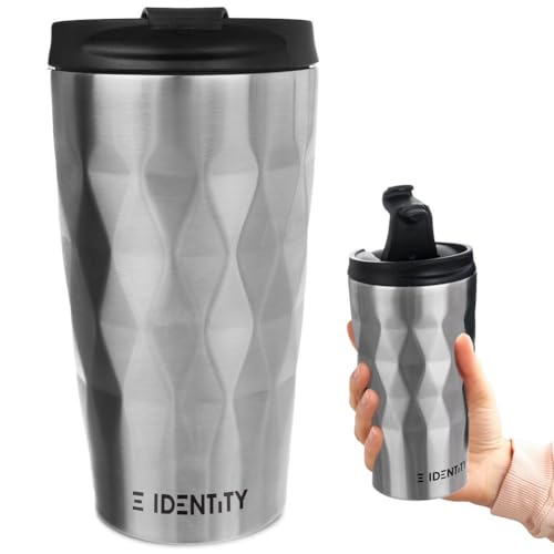 Thermobecher Thermoskanne Isolierbecher Edelstahl Silber 430 ml Thermobecher Thermoskanne Isolierbecher Edelstahl Silber 430 ml von orion group