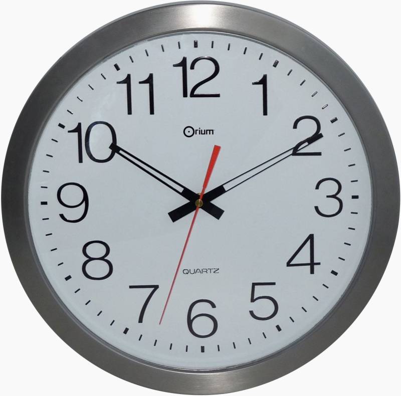orium Uhr Wanduhr wasserdicht Edelstahl Durchmesser 35 cm von orium
