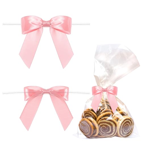 Oruola 50 Stück Rosa Schleife,Satinschleifen Selbstklebend,2.5cm Fertige Schleifen für Geschenke Valentinstag und Kartenherstellung,Schleife für DIY Handwerk,Hochzeit,Geburtstag,Dekoration Oruola 50 Stück Rosa Schleife,Satinschleifen Selbstklebend,2.5cm Fertige Schleifen für Geschenke Valentinstag und Kartenherstellung,Schleife für DIY Handwerk,Hochzeit,Geburtstag,Dekoration von oruola