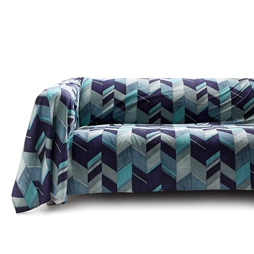 GUZZINI Classic - Tagesdecke 180x270 Mehrzweck 100% Perkalbaumwolle ÖkoTex-zertifiziert, Ideal auch Saunahandtuch, Hamamtuch und Strandtuch, Tischdecke Abwaschbar für Picknick und Bettwäsche Baumwolle von osama home