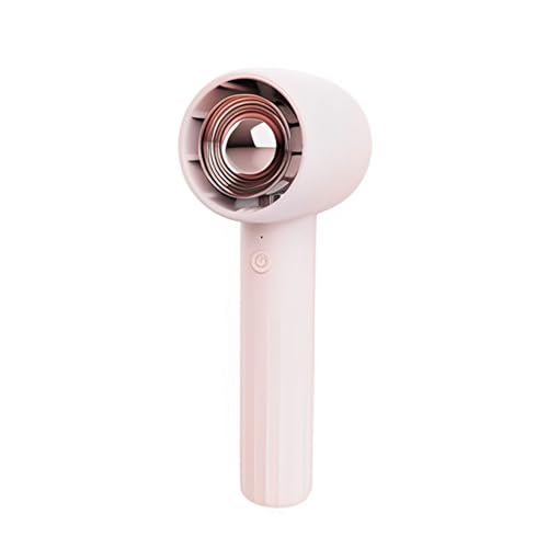 osiuujkw Handventilator, kompakt und praktisch, kühlt überall und lässt sich leicht verstauen und transportieren. Shell Base unterstützt Multi, Rosa von osiuujkw