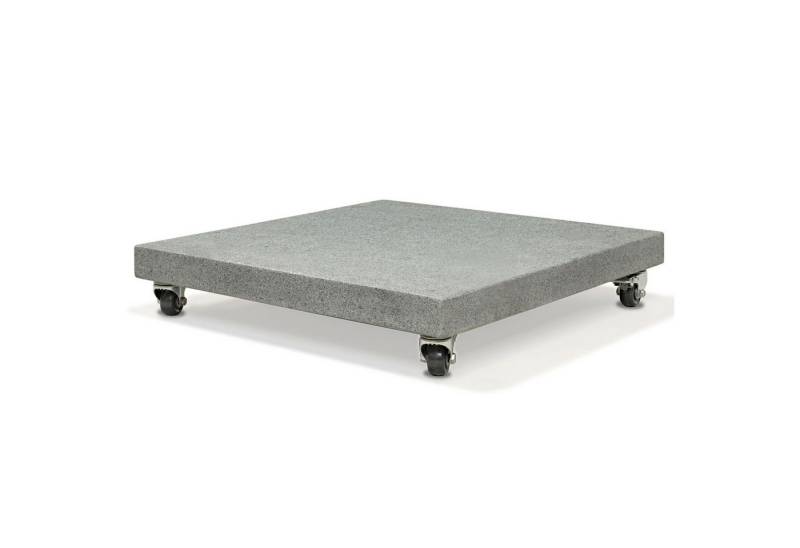 osoltus Betonschirmständer osoltus Granit Schirmständer 120 kg mit 4 Rollen für Ampelschirm von osoltus