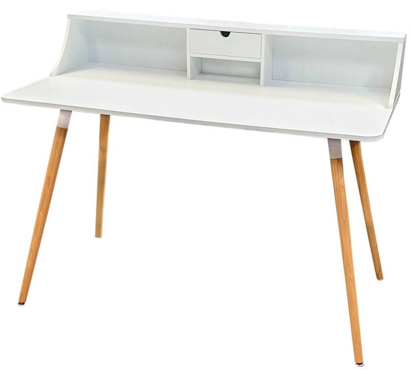 osoltus Badregal osoltus Design Schreibtisch Computertisch skandinavisch 120cm weiß von osoltus