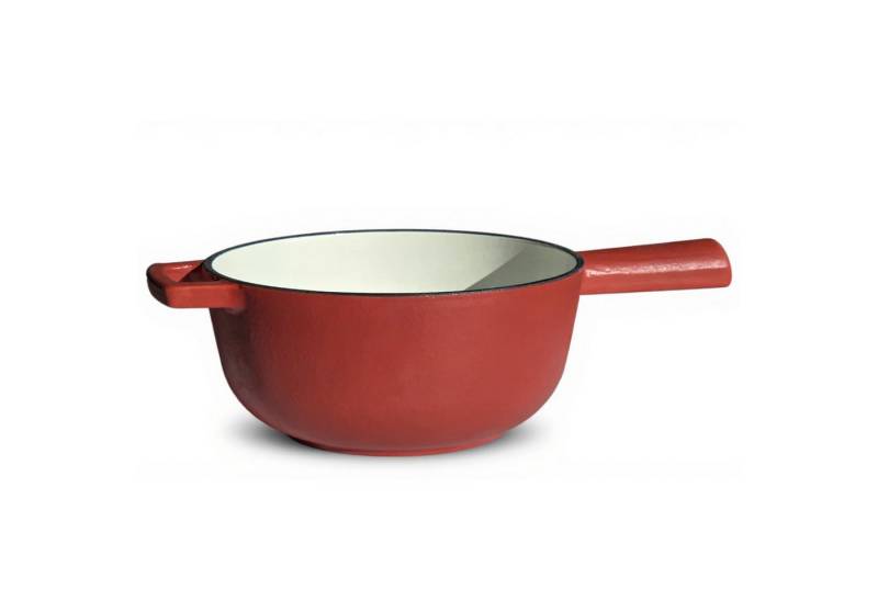 osoltus Kochtopf osoltus Fondue Käsefondue Fleischfondue Ersatz-Topf matt rot von osoltus