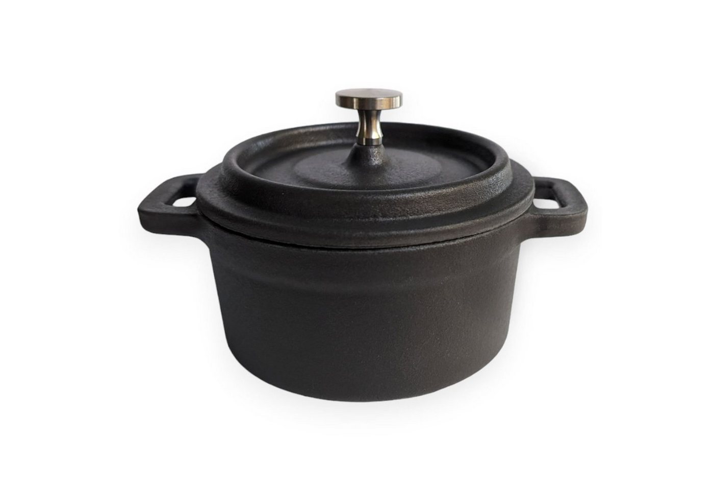 osoltus Kochtopf osoltus Mini Cocotte Bratentopf klein - Gusseisen ofenfest 10cm von osoltus