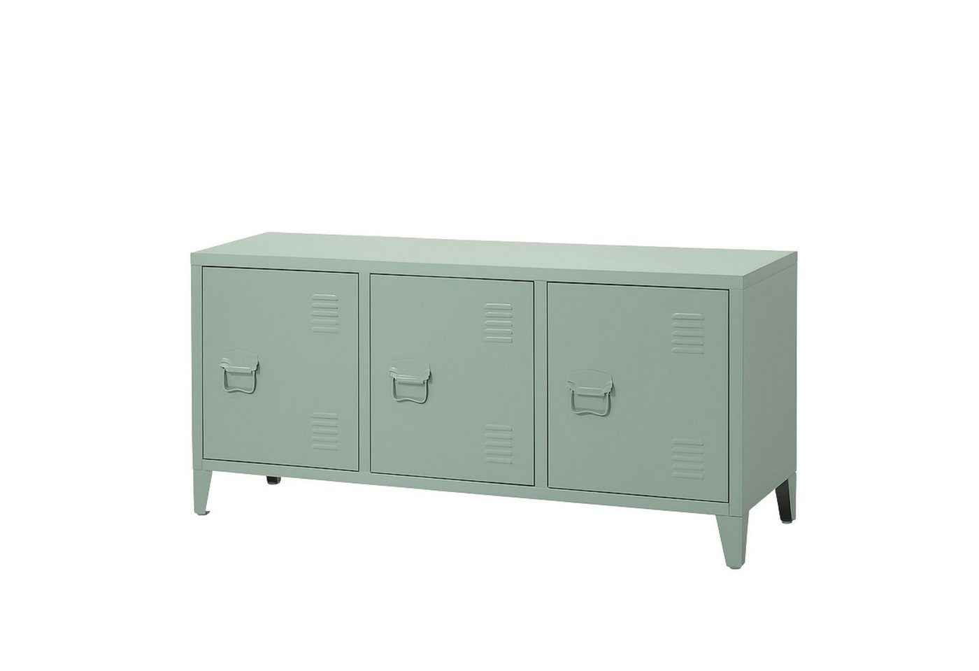 osoltus Raumteiler Industrial Sideboard Stahl Schrank Lowboard Spind 120x40x58cm von osoltus
