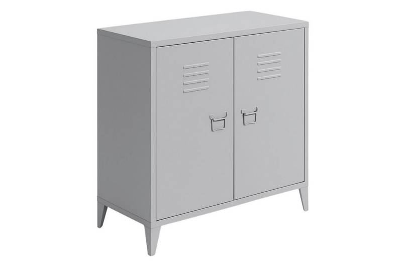 osoltus Raumteiler Industrial Wohnen 2-türiger Spindschrank Büroschrank Stahl von osoltus