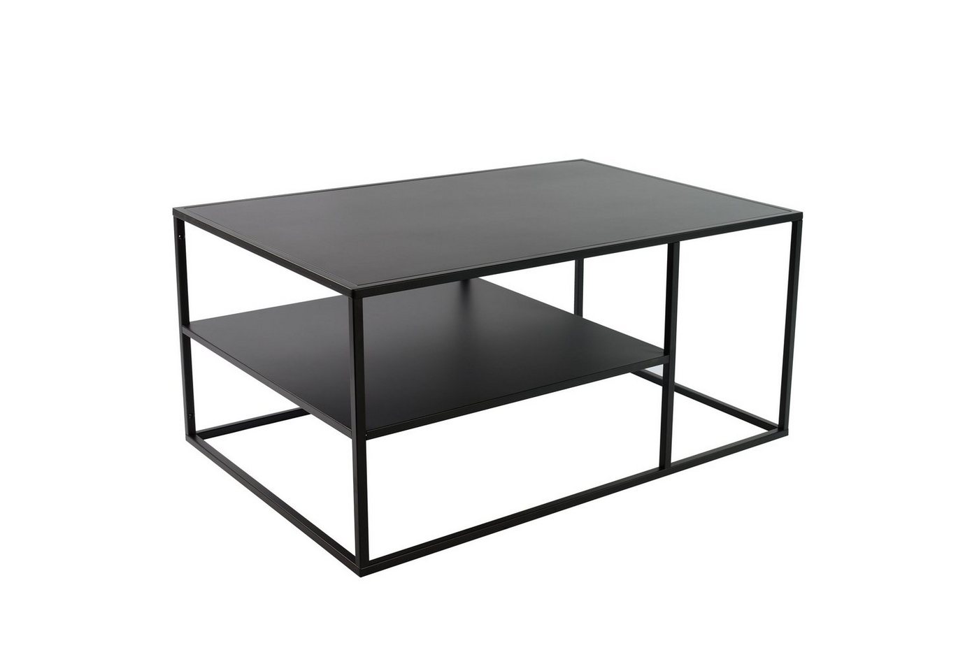 osoltus Raumteiler osoltus cube Industrie Stil Couchtisch Stahl schwarz 90x60x45cm von osoltus