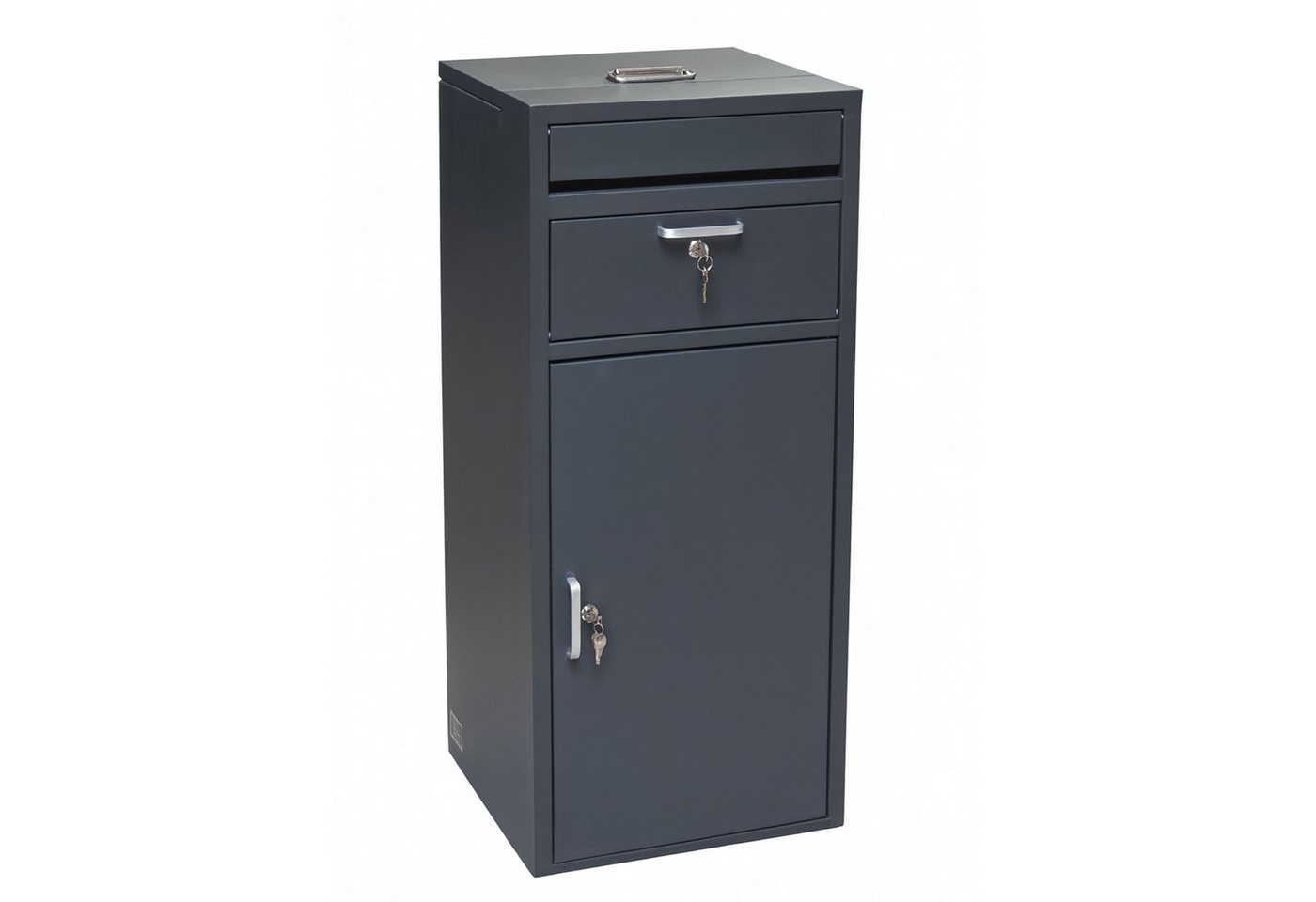 osoltus Standbriefkasten Paketbox Briefkasten Standbriefkasten 90x40cm anthrazit osoltus Standbriefkasten Paketbox Briefkasten Standbriefkasten 90x40cm anthrazit von osoltus