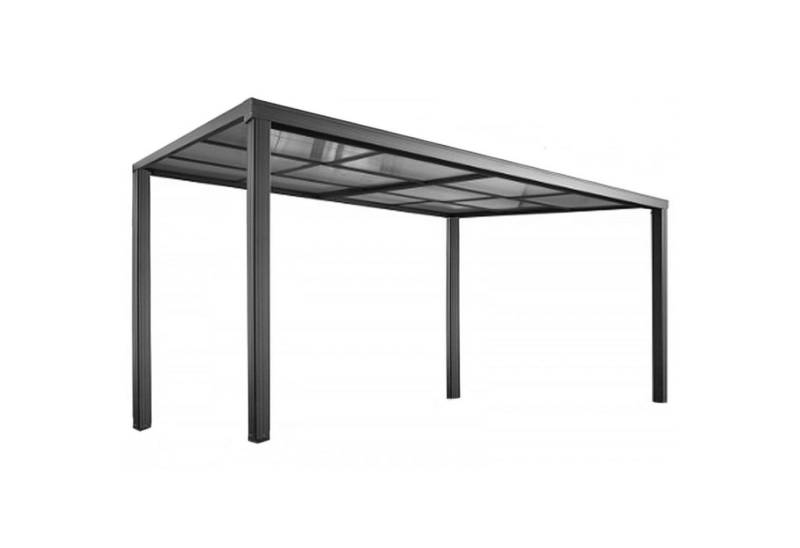 osoltus Vordach osoltus Terrassendach Veranda freistehend mit Schiebedach 4x3m von osoltus
