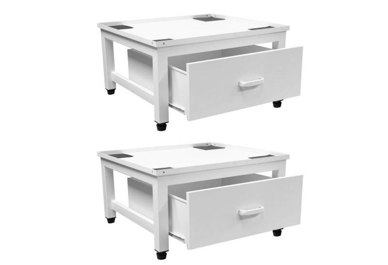 osoltus Waschmaschinenuntergestell osoltus 2er Set Waschmaschinen Untergestell Podest mit Schublade SOFT osoltus Waschmaschinenuntergestell osoltus 2er Set Waschmaschinen Untergestell Podest mit Schublade SOFT von osoltus