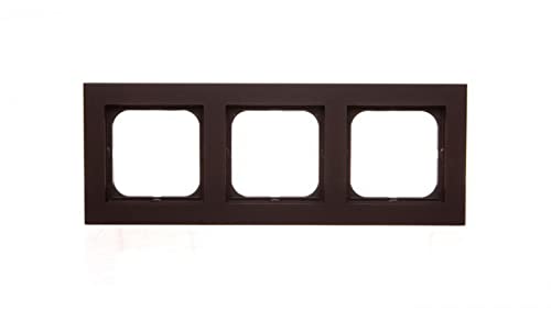 SONATA 3-fach Rahmen Schokolade R-3R/40 Deckel 5907577449018 von ospel