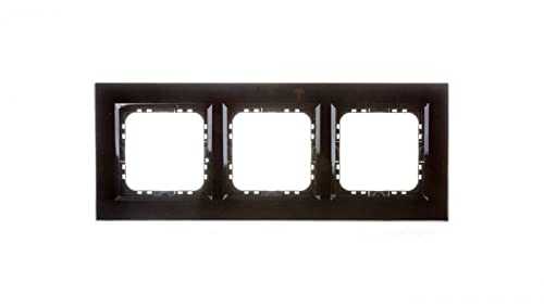 SONATA 3-fach Rahmen schwarz Glas/schwarz R-3RGC/32/25 Absatz 5907577450939 von ospel