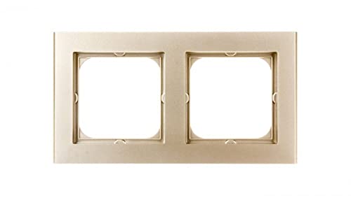 SONATA Doppelrahmen champagner gold R-2R/39 Deckel 5907577448325 von ospel