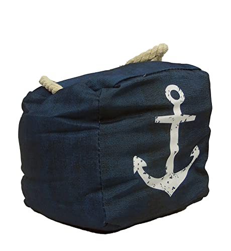 maritimer Türstopper│Anker blau│ Maße 14x14x14cm ┼ 390879 BLAU von osters muschel-sammler-shop