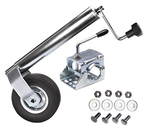 Schwerlast Stützrad 300 kg Ø 60 mm + Klemmhalter Klemmschelle + Schraubensatz Schwerlast Stützrad 300 kg Ø 60 mm + Klemmhalter Klemmschelle + Schraubensatz von otgerlensker products