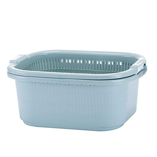 othulp Durchschlag Sieb Filterkorb KüChe Kleine Sieb Küchensieb Küche Gadgets Für Kochen Reis Sieb Blue,One Size von othulp