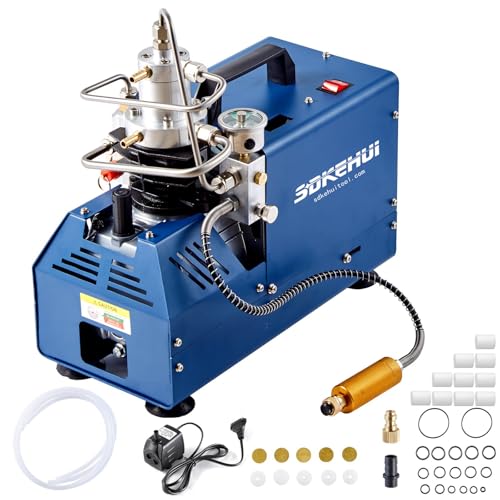 Hochdruckkompressor 4500PSI 30MPA 300BAR Hochdruckluftkompressor 1800W 220V Automatischer Stopp-PCP-Luftkompressor von otmechl