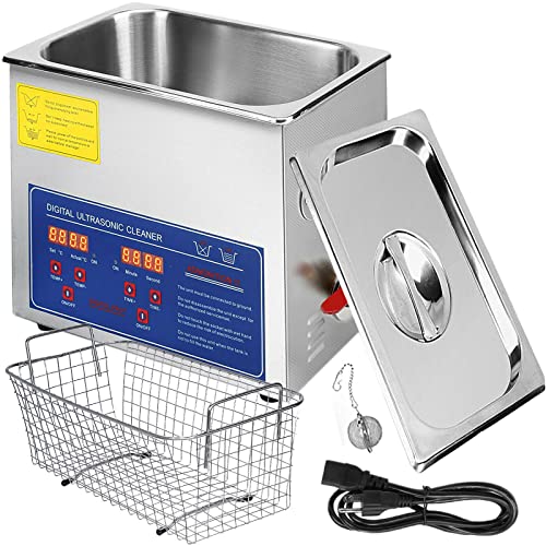 otmechl Ultraschallreiniger 15L Reiniger Ultraschallgeräte Ultraschallreinigungsgeräte Ultraschallreiniger mit Heizung Digitaler Timer Geeignet für Brillen Schmuck Zahnersatz Münzen von otmechl