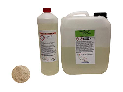 3KG 2K Epoxidharz Steinteppich Grundierung Set mit 3kg feugetrockneter Quarzsand für bis zu 10m² Tiefgrund Bodengrundierung 3KG 2K Epoxidharz Steinteppich Grundierung Set mit 3kg feugetrockneter Quarzsand für bis zu 10m² Tiefgrund Bodengrundierung von otto-online-handel