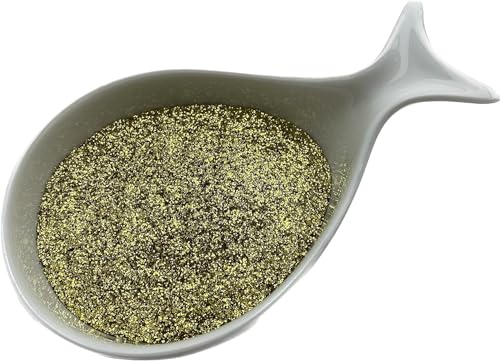 otto-online-handel 1kg Farbchips für Epoxidharz Garagenboden Bodenbeschichtung Dekochips (metallic gold fein) von otto-online-handel