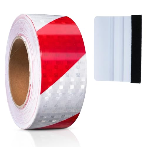 oupados 25×5cm Selbstklebend Warnklebeband Warnaufkleber Reflektierend Rotes Reflektorband Selbstklebend für Nächtliche Reflektierende Warnschilder Autos und Warnbänder (Twill-Muster) oupados 25×5cm Selbstklebend Warnklebeband Warnaufkleber Reflektierend Rotes Reflektorband Selbstklebend für Nächtliche Reflektierende Warnschilder Autos und Warnbänder (Twill-Muster) von oupados