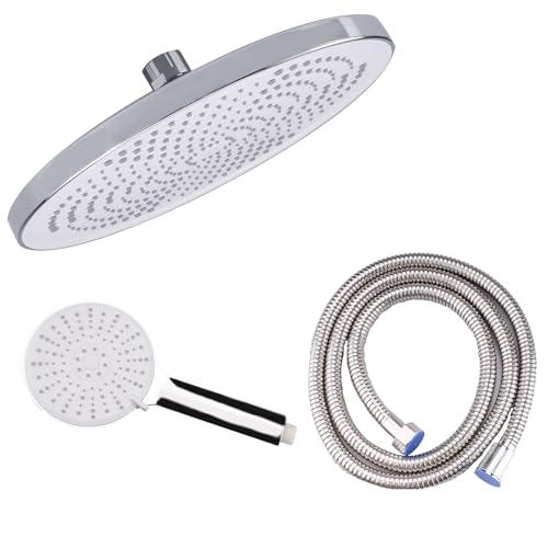 oupados Duschkopf mit Schlauch,Runde Duschbrause,Brausekopf Dusche für Familie, Badezimmer, Duschbad, Hotel, Gastfamilie, Schule oupados Duschkopf mit Schlauch,Runde Duschbrause,Brausekopf Dusche für Familie, Badezimmer, Duschbad, Hotel, Gastfamilie, Schule von oupados