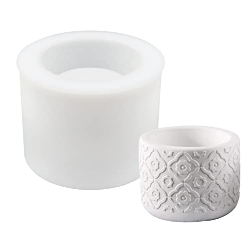 oupados Form für Blumentopf Pflanzgefäß Silikonform Vase Gießform für Beton Resin Epoxidharz Formen für Blumenkübel Sukkulenten Pflanzen Pflanzkübel für DIY Handwerk Dekorationen von oupados