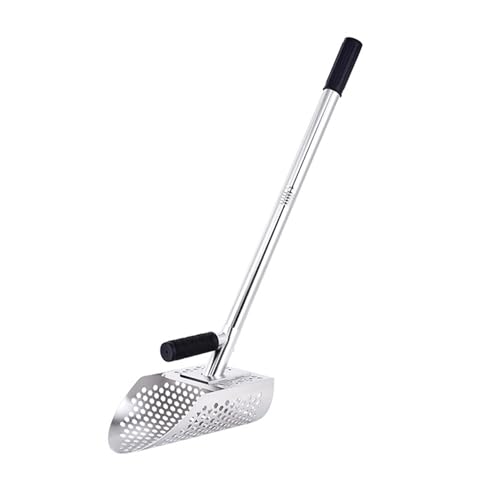 our fave Sandschaufel aus Edelstahl mit abnehmbarem langem Griff für Strandgärtnerei und Metallerkennung, effiziente Nutzung von our fave