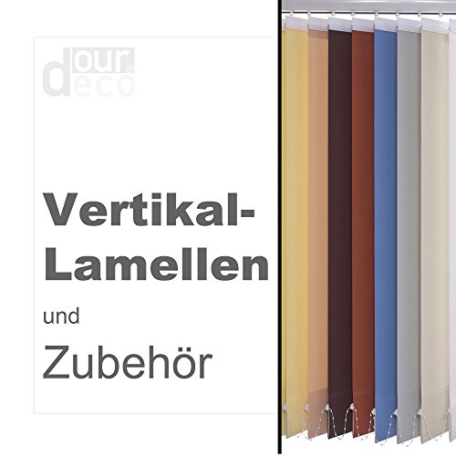 ourdeco® Komplett-Vertikalanlage/Breite: 220 cm/Höhe: 250 cm/Farbe: Weiss/Lamellenbreite 127 mm/in der Höhe kürzbar/Decken- oder Wandmontage von ourdeco