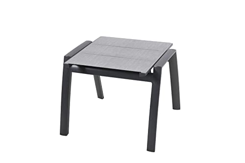 outdoor Gartenhocker Livorno (BHT 53x44x57.50 cm) BHT 53x44x57.50 cm grau von outdoor