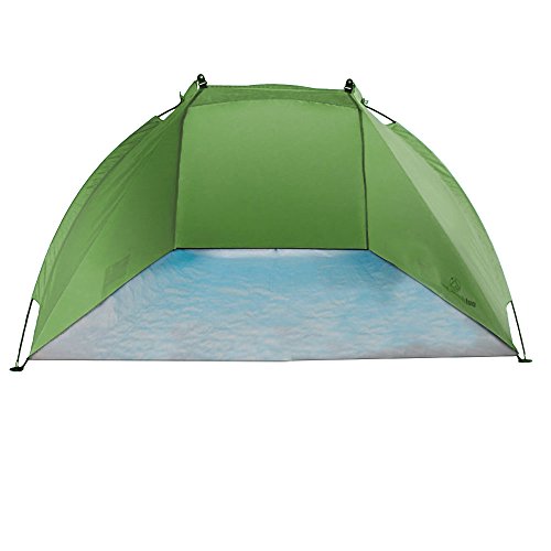 Outdoorer Strandmuschel Helios, grün, UV 80, extrem leicht, Minipackmaß von outdoorer