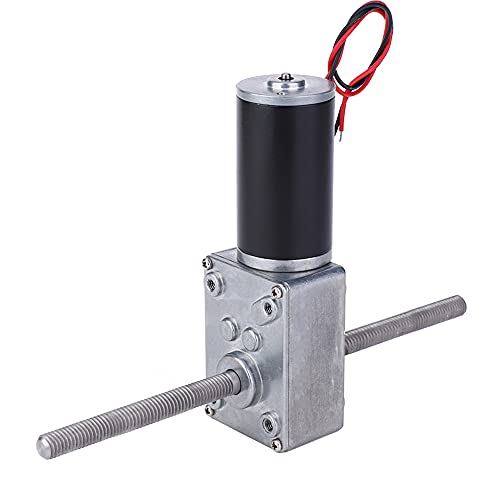 24 V Dual Well Metal Getriebe Turbo Geschwindigkeitsreduzierungsgetriebe M8 Schraube (Geschwindigkeitsreduzierungsverhältnis 500) von outdoorm
