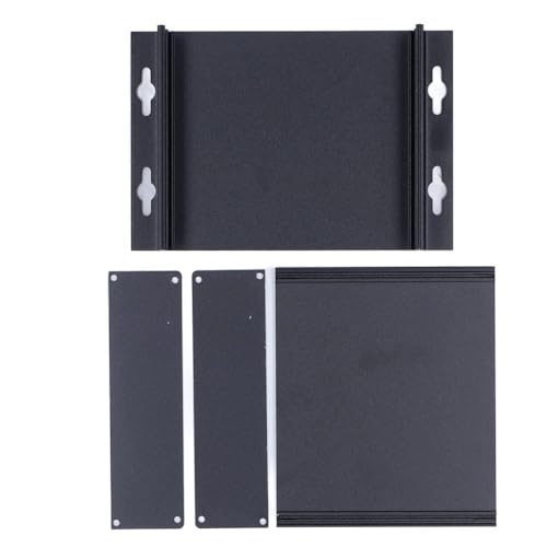 Aluminiumlegierung matt schwarz wasserdichte elektronische Kastengehäuse für DIY Circuit Board Industrial Equipment Housing von outdoorm