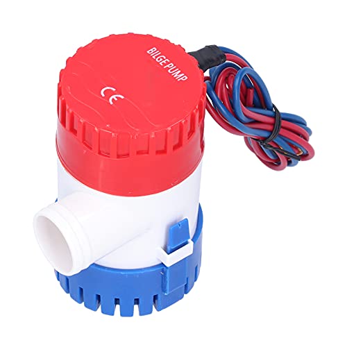 Bilge Pumpe Halbautomatischer Schalter Elektrische kleine Tauchpumpe für Abfluss liefern 12 V/24 V 350/500/750/1100 gph (DC24V 1100GPH) von outdoorm