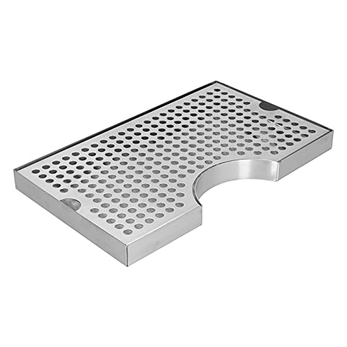 Edelstahl Bier Tropf Tablett robust Easy Clean Restaurant Bar Tropf Tablett Bierturm Tropf Tablett Bar Fässer Tropfschale für das Restaurant von outdoorm