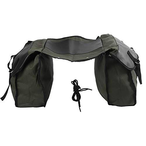 Großkapazität Armee grüne Leinwand Sattle Bag Bike Pannier -Beutel für Heckträger -Trägerzubehör von outdoorm