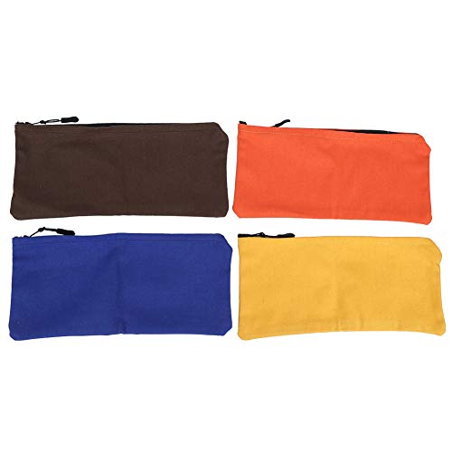 Multifunktionaler Leinwände Beutel Beutel Zipper -Gurt Organisator für Office School Supplies, 4pcs/Set von outdoorm